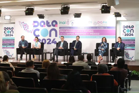 Asistentes del INFO CDMX durante la presentación de los avances y desafíos en Datos Abiertos.