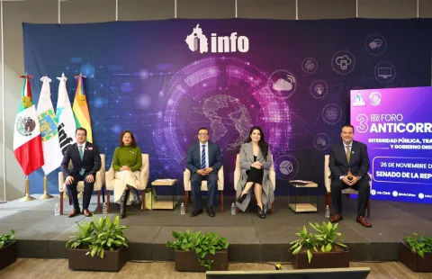 INFO CDMX realiza el 3er Foro Anticorrupción sobre integridad pública, transparencia y gobierno digital