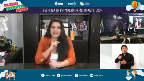 Evento Plenito Infantil organizado por INFO CDMX para promover la privacidad y protección de datos personales en niñas, niños y adolescentes