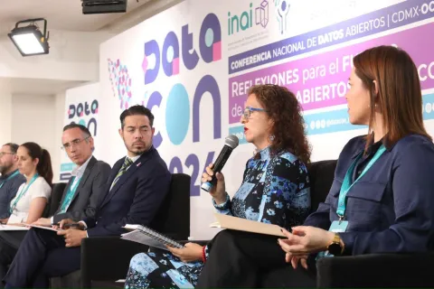 Asistentes del INFO CDMX durante la presentación de los avances y desafíos en Datos Abiertos.
