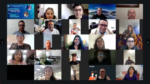 Captura del evento Taller de Derechos y Riesgos Digitales, Módulo 4