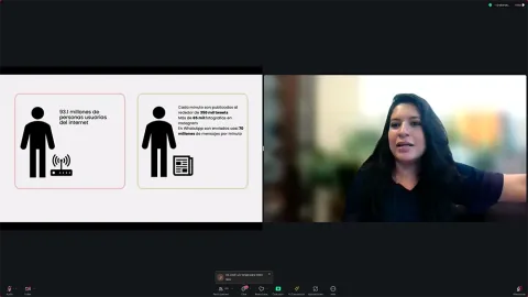 Captura del evento Taller de Derechos y Riesgos Digitales, Módulo 4