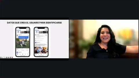 Captura del evento Taller de Derechos y Riesgos Digitales, Módulo 4