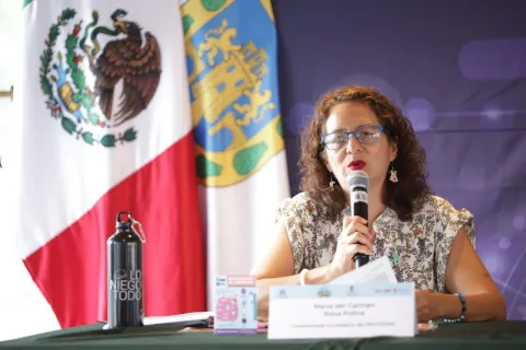 Sesión del Pleno del INFO CDMX en la Cineteca Nacional, con cine-debate sobre inteligencia artificial y protección de datos.