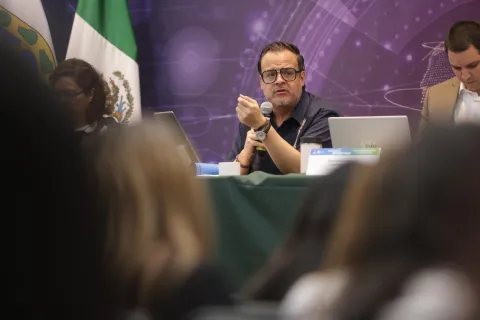 Participantes en las Jornadas Universitarias por la Transparencia y la Privacidad en la Universidad Latina Campus Sur.