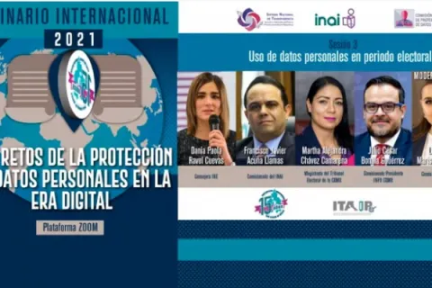 Captura de pantalla de la sesión virtual
