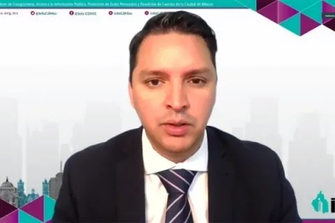 Captura de pantalla de la sesión virtual