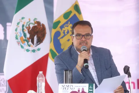 Captura de pantalla de la sesión virtual