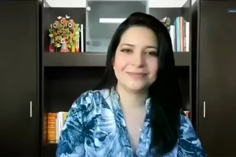 Captura de pantalla de la sesión virtual
