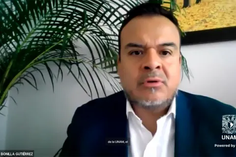 Captura de pantalla de la sesión virtual
