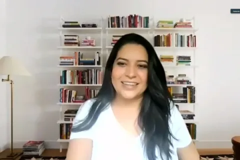 Captura de pantalla de la sesión virtual