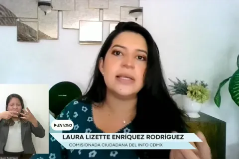 Captura de pantalla de la sesión virtual