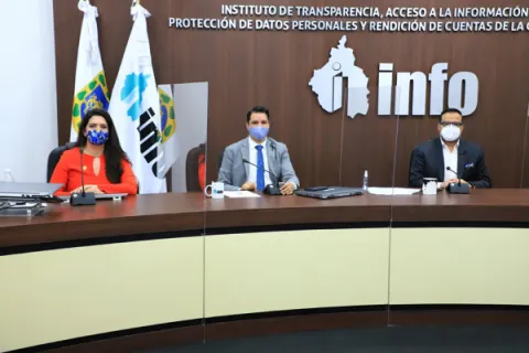 Captura de pantalla de la sesión virtual