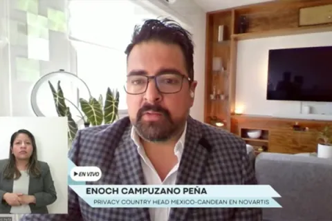 Captura de pantalla de la sesión virtual