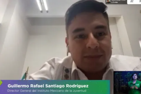 Captura de pantalla de la sesión virtual