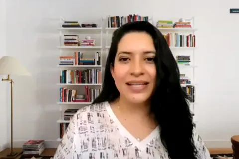 Captura de pantalla de la sesión virtual
