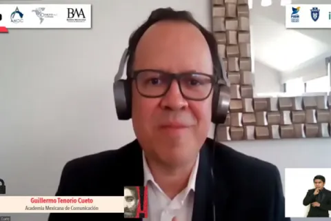 Captura de pantalla de la sesión virtual
