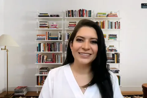 Captura de pantalla de la sesión virtual