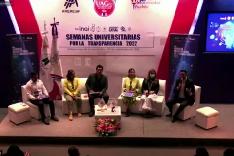 Captura de pantalla de la sesión virtual