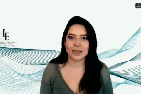 Captura de pantalla de la sesión virtual