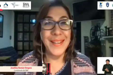 Captura de pantalla de la sesión virtual