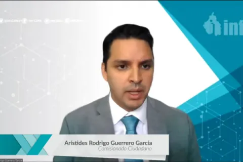 Captura de pantalla de la sesión virtual