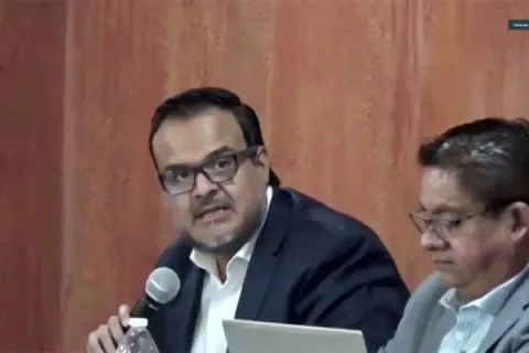 Captura de pantalla de la sesión virtual