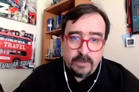 Captura de pantalla de la sesión virtual