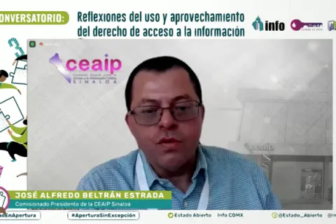 Captura de pantalla de la sesión virtual