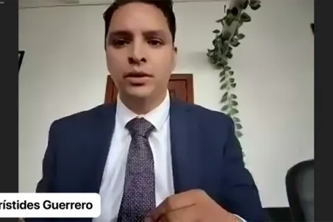 Captura de pantalla de la sesión virtual