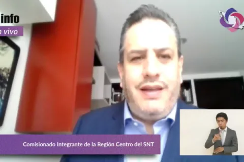 Captura de pantalla de la sesión virtual