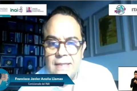 Captura de pantalla de la sesión virtual