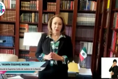 Captura de pantalla de la sesión virtual
