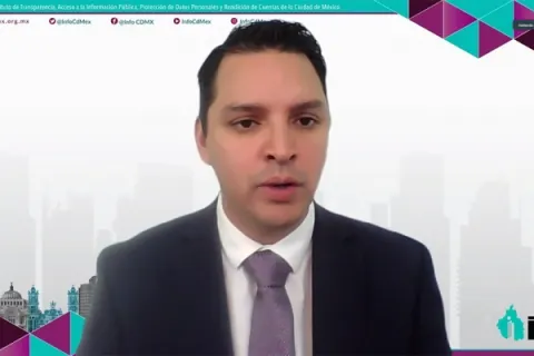 Captura de pantalla de la sesión virtual