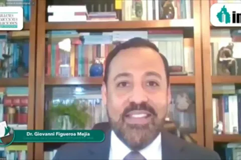 Captura de pantalla de la sesión virtual