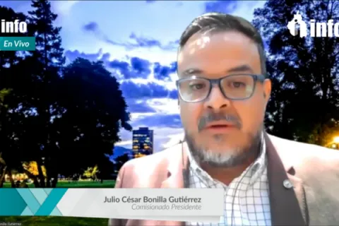 Captura de pantalla de la sesión virtual
