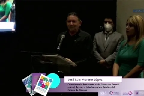 Captura de pantalla de la sesión virtual