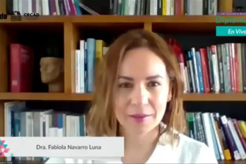 Captura de pantalla de la sesión virtual