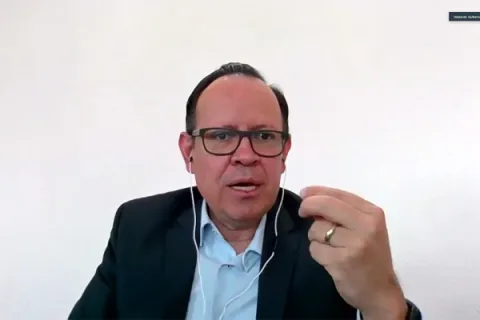 Captura de pantalla de la sesión virtual