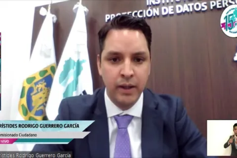Captura de pantalla de la sesión virtual