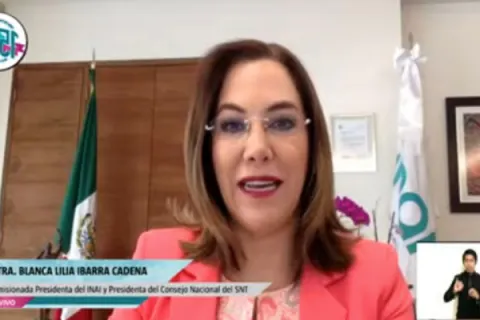 Captura de pantalla de la sesión virtual