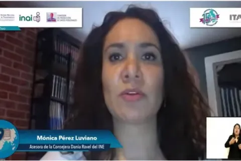 Captura de pantalla de la sesión virtual