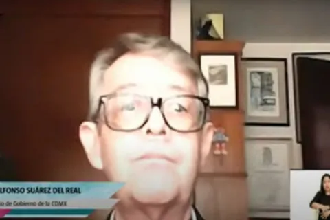Captura de pantalla de la sesión virtual