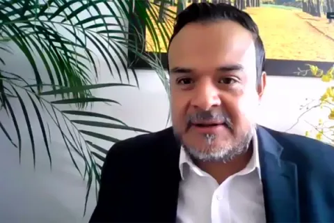 Captura de pantalla de la sesión virtual