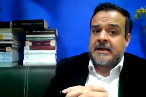Captura de pantalla de la sesión virtual