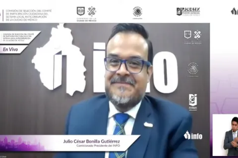 Captura de pantalla de la sesión virtual