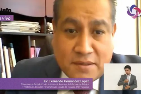 Captura de pantalla de la sesión virtual