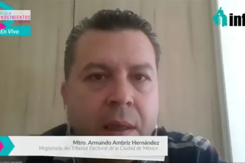 Captura de pantalla de la sesión virtual