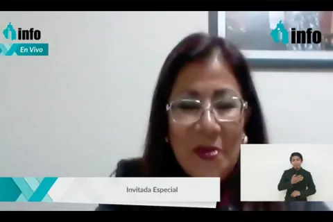 Captura de pantalla de la sesión virtual