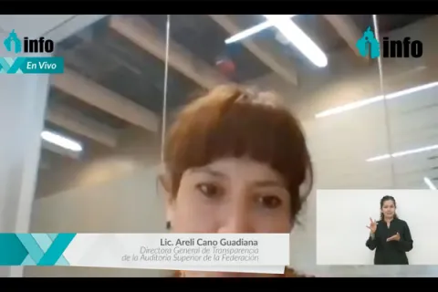 Captura de pantalla de la sesión virtual